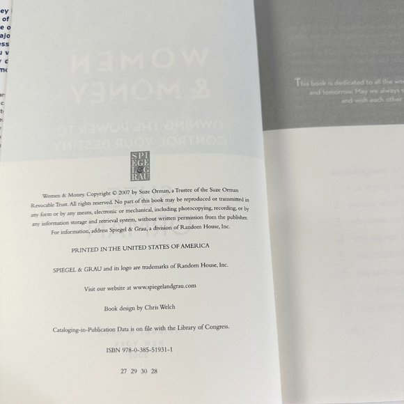 Books Women & Money by Suze Orman Living Rich for Less Ellie Kay - Picture 3 of 10